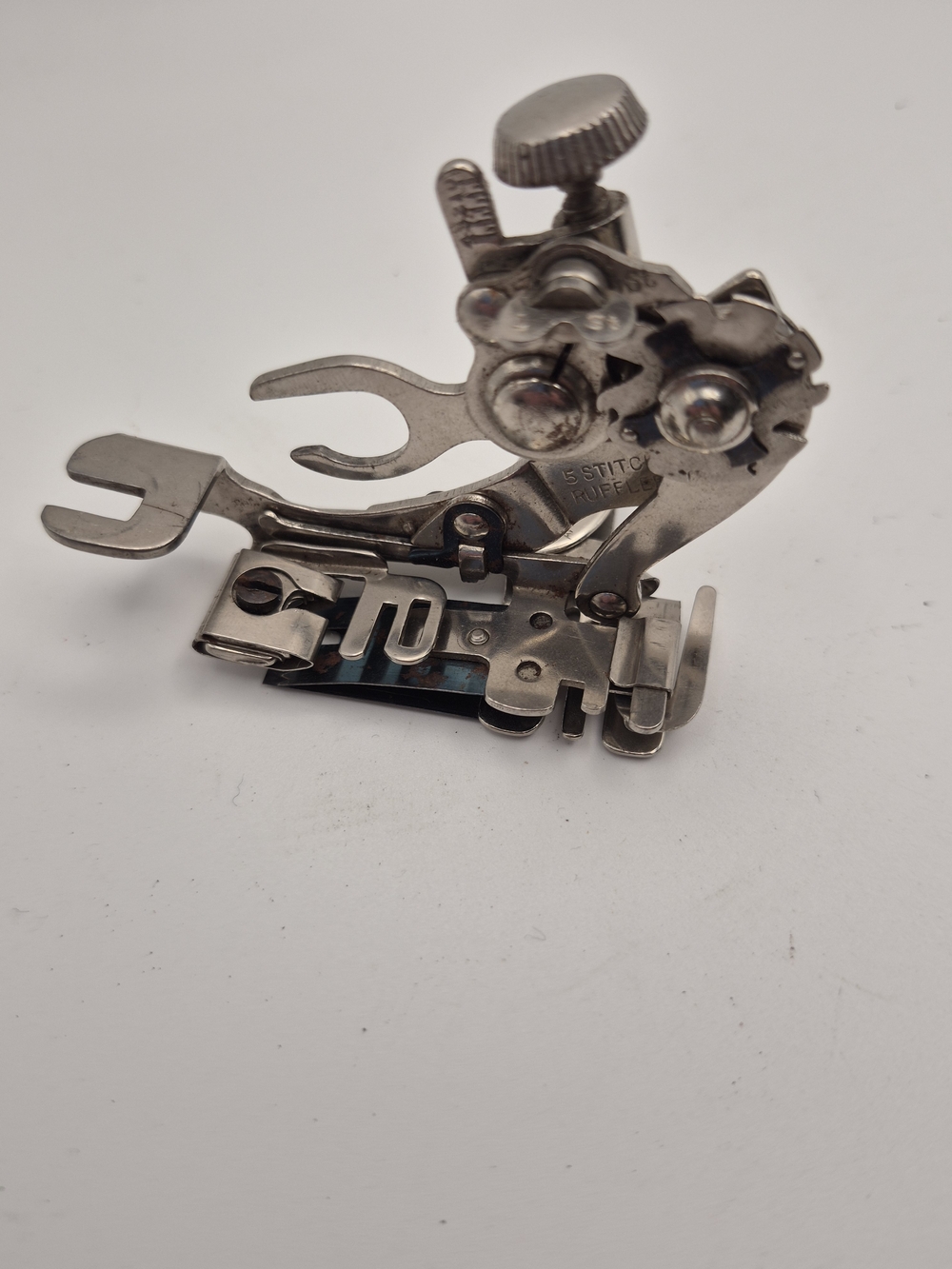 Vintage Greist Ruffler Attachment Presser Foot Singer Compatible Sewing Machine